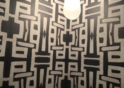 black white geometric wallpaper