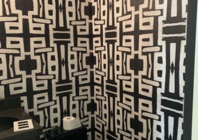 black white geometric wallpaper