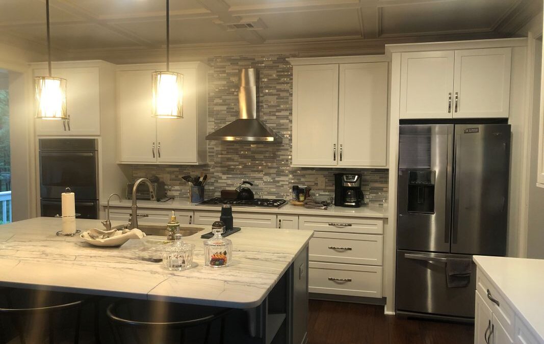 Dark to Light Kitchen Cabinets