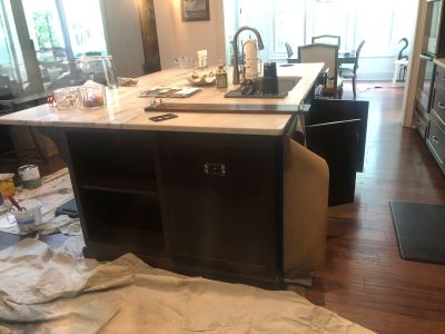 Hill Country Finishing before cabinets